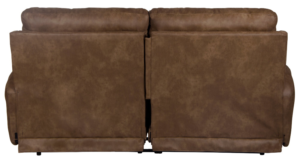Catnapper - Justine 2 Piece Reclining Sofa Set in Burlap/Wheat - 3881-82-WHEAT - GreatFurnitureDeal