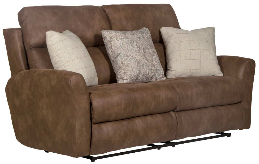 Catnapper - Justine 3 Piece Reclining Living Room Set in Burlap/Wheat - 3881-82-80-WHEAT - GreatFurnitureDeal