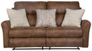 Catnapper - Justine 3 Piece Reclining Living Room Set in Burlap/Wheat - 3881-82-80-WHEAT - GreatFurnitureDeal
