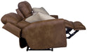 Catnapper - Justine 3 Piece Reclining Living Room Set in Burlap/Wheat - 3881-82-80-WHEAT - GreatFurnitureDeal
