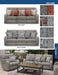 Catnapper - Liam 3 Piece Power Lay Flat Reclining Living Room Set in Concrete-Storm - 63901-STORM-3SET - GreatFurnitureDeal