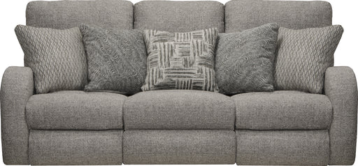 Catnapper - Liam Power Headrest Power Lay Flat Reclining Sofa in Concrete-Storm - 63901-STORM-MTO - GreatFurnitureDeal