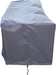 Meridian Furniture - Newport 86.75" Grey Water Resistant Fabric Upholstered Outdoor Patio Sofa - 396Grey-S - GreatFurnitureDeal