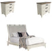 Parker House - Americana Modern 3 Piece King Platform Bedroom Set in Cotton - BAME#1166-3-51303-COT-3SET - GreatFurnitureDeal