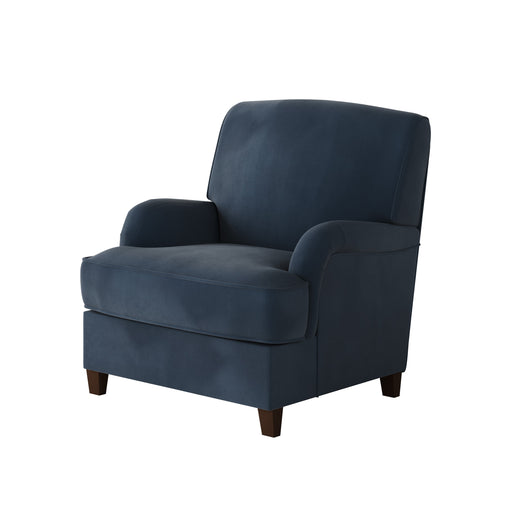 Southern Home Furnishings - Bella Midnight Accent Chair in Blue - 01-02-C Bella Midnight-MTO - GreatFurnitureDeal