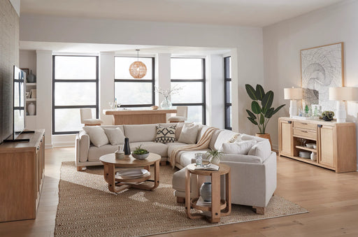 Parker Living - Escape 4 Piece Modular Sectional in Mirage Mist - SESC-PACK4A-MRMS-01-02 - GreatFurnitureDeal