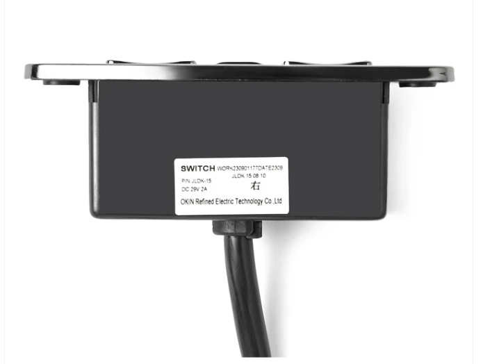 OKIN- Replacement Four Button Switch for Recliner Lift Chair with USB- JLDK.15.04.03 - GreatFurnitureDeal