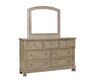 Homelegance - Bethel 4 Piece Queen Bedroom Set in Wire Brushed Gray - 2259GY-1*4 - GreatFurnitureDeal