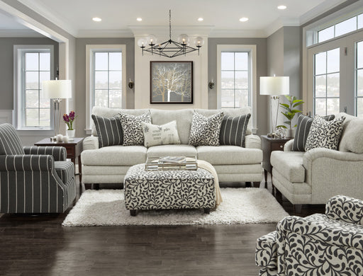 Southern Home Furnishings - Basic Berber Cocktail Ottoman in Multi - 109 Dutch Charcoal-MTO - GreatFurnitureDeal