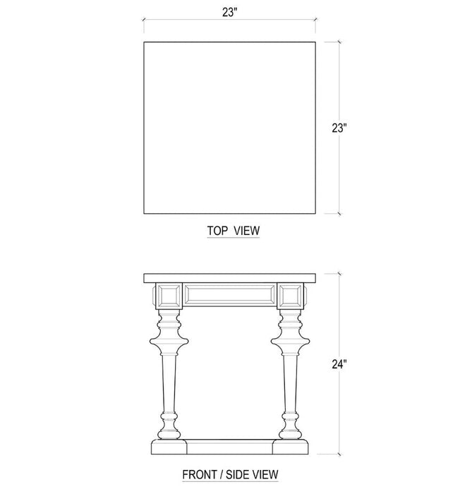 Bramble - Clapham Side Table - BR-75704 - GreatFurnitureDeal