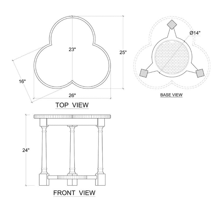Bramble - Clover End Table - BR-76508 - GreatFurnitureDeal