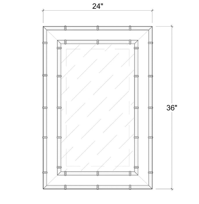 Bramble - Chelsea Rectangular Mirror - BR-76430 - GreatFurnitureDeal
