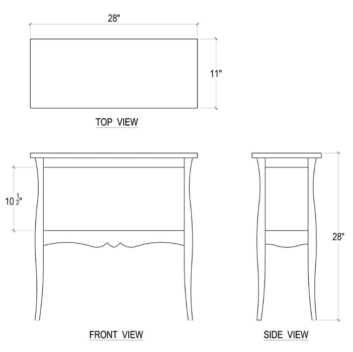 Bramble - Chichester Side Table - BR-75538 - GreatFurnitureDeal