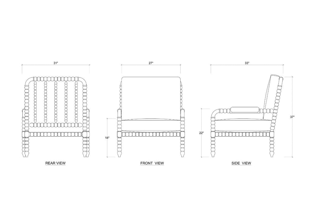 Bramble - Cholet Arm Chair w/Ottoman - BR-27813 - GreatFurnitureDeal