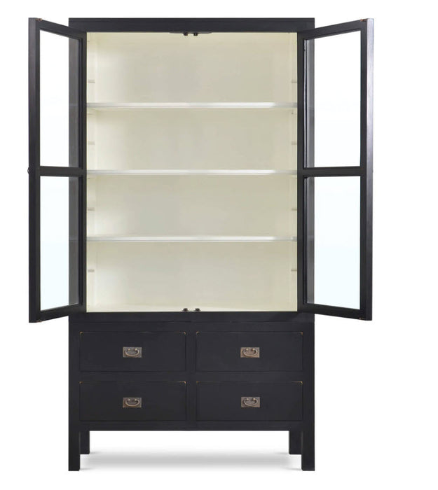 Bramble - Kagu Tall 2 Door Cabinet in Black - BR-27861 - GreatFurnitureDeal