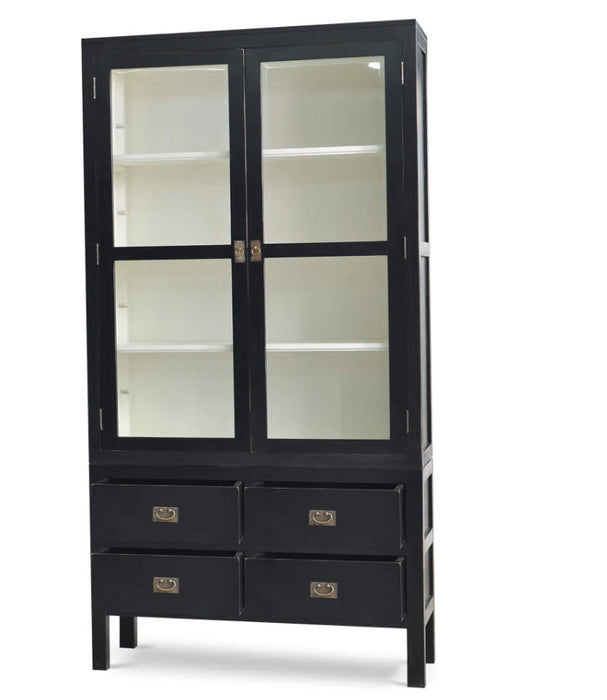 Bramble - Kagu Tall 2 Door Cabinet in Black - BR-27861 - GreatFurnitureDeal