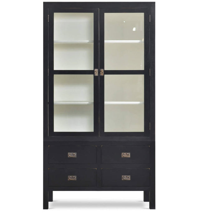 Bramble - Kagu Tall 2 Door Cabinet in Black - BR-27861