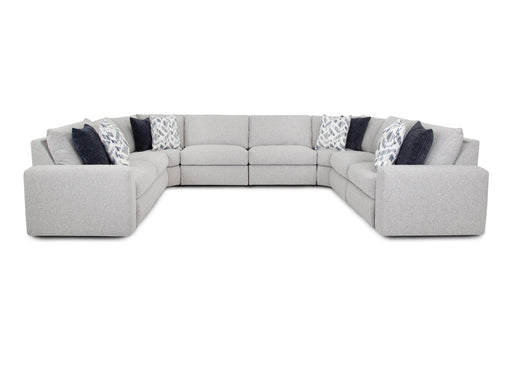 Franklin Furniture - Toronto 8 Piece Motion Sectional Sofa in Meade Dove - 40001-03-99-07-07-99-03-02-DOVE - GreatFurnitureDeal