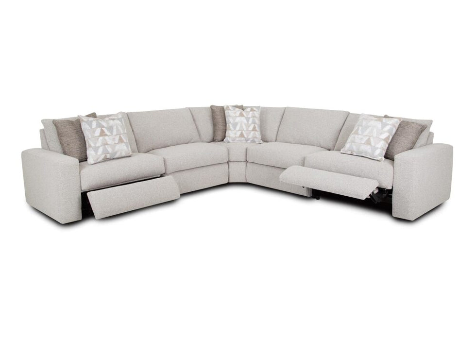 Franklin Furniture - Toronto 5 Piece Motion Sectional Sofa in Meade Linen - 40001-03-99-07-02-LINEN - GreatFurnitureDeal