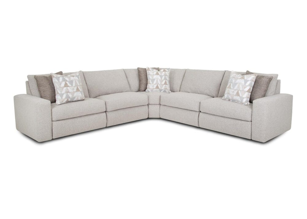 Franklin Furniture - Toronto 5 Piece Motion Sectional Sofa in Meade Linen - 40001-03-99-07-02-LINEN - GreatFurnitureDeal