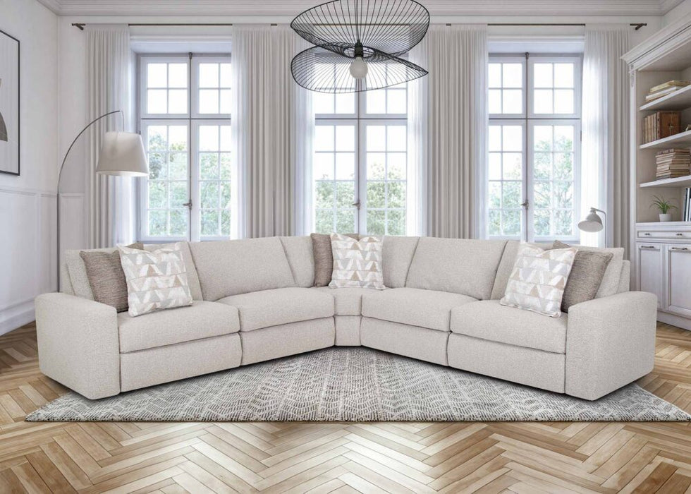 Franklin Furniture - Toronto 5 Piece Motion Sectional Sofa in Meade Linen - 40001-03-99-07-02-LINEN - GreatFurnitureDeal