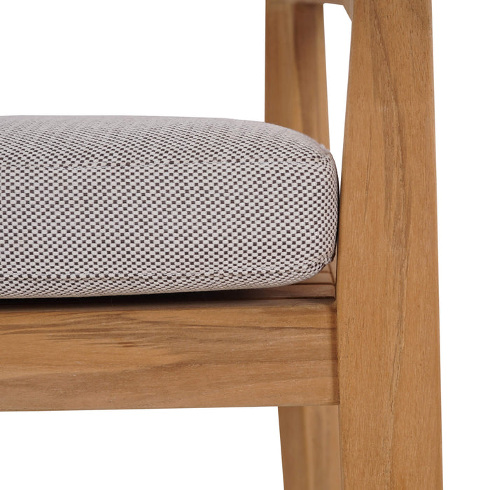 Bramble - Raleigh Counter Stool w/ Seat Cushion - Outdoor Teak - 40117T3U05QDF--- - GreatFurnitureDeal