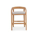 Bramble - Raleigh Counter Stool w/ Seat Cushion - Outdoor Teak - 40117T3U05QDF--- - GreatFurnitureDeal