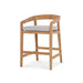 Bramble - Raleigh Counter Stool w/ Seat Cushion - Outdoor Teak - 40117T3U05QDF--- - GreatFurnitureDeal