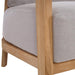 Raleigh Teak Single Seater w/ Seat & Back Cushions - Outdoor Teak - 40117T3U05QDF--- (Set of 2) - GreatFurnitureDeal
