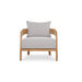 Raleigh Teak Single Seater w/ Seat & Back Cushions - Outdoor Teak - 40117T3U05QDF--- (Set of 2) - GreatFurnitureDeal