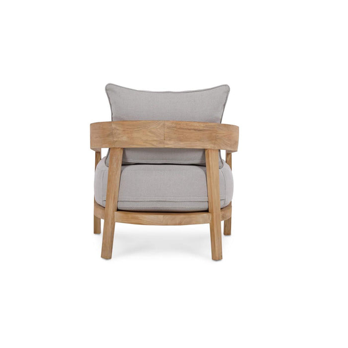 Raleigh Teak Single Seater w/ Seat & Back Cushions - Outdoor Teak - 40117T3U05QDF--- (Set of 2) - GreatFurnitureDeal