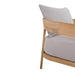 Raleigh Teak Single Seater w/ Seat & Back Cushions - Outdoor Teak - 40117T3U05QDF--- (Set of 2) - GreatFurnitureDeal