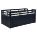 Coaster Furniture - Carlsbad Wood Twin Captains Bed With Trundle Navy Blue - 401980T - GreatFurnitureDeal