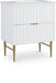Meridian Furniture - Modernist 30" White Engineered Stone Top And Solid Wood Base Bathroom Vanity - 401White-30 - GreatFurnitureDeal