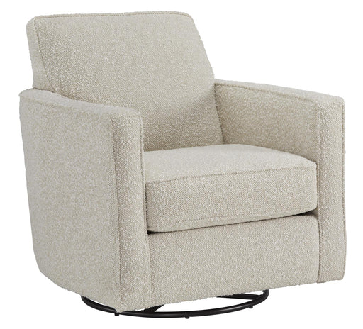 Southern Home Furnishings - Cherie Swivel Glider in Grey and White - 402G Cherie Pearl Swivel Glider - GreatFurnitureDeal