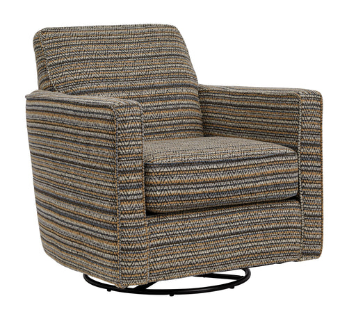 Southern Home Furnishings - Chindi Swivel Glider Chair in Multi - 402G Chindi Storm - GreatFurnitureDeal