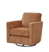 Southern Home Furnishings - Impulse Swivel Glider Chair in Brandy - 402G Impulse Brandy-MTO - GreatFurnitureDeal