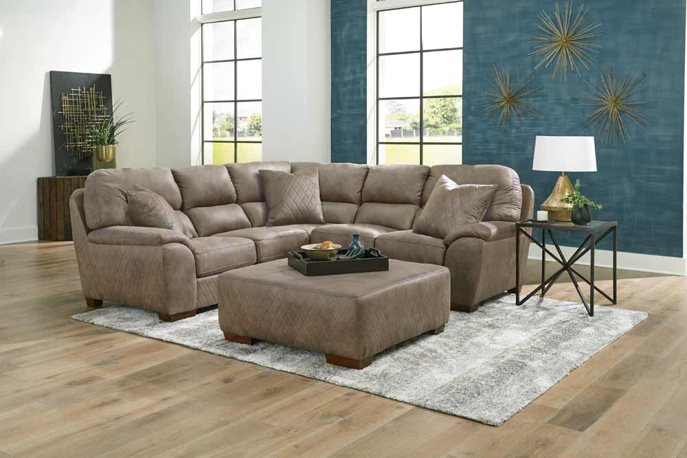 Jackson Furniture - Royce 4 Piece Modular Sectional in Taupe - 4043-62-59-72-28-TAUPE - GreatFurnitureDeal