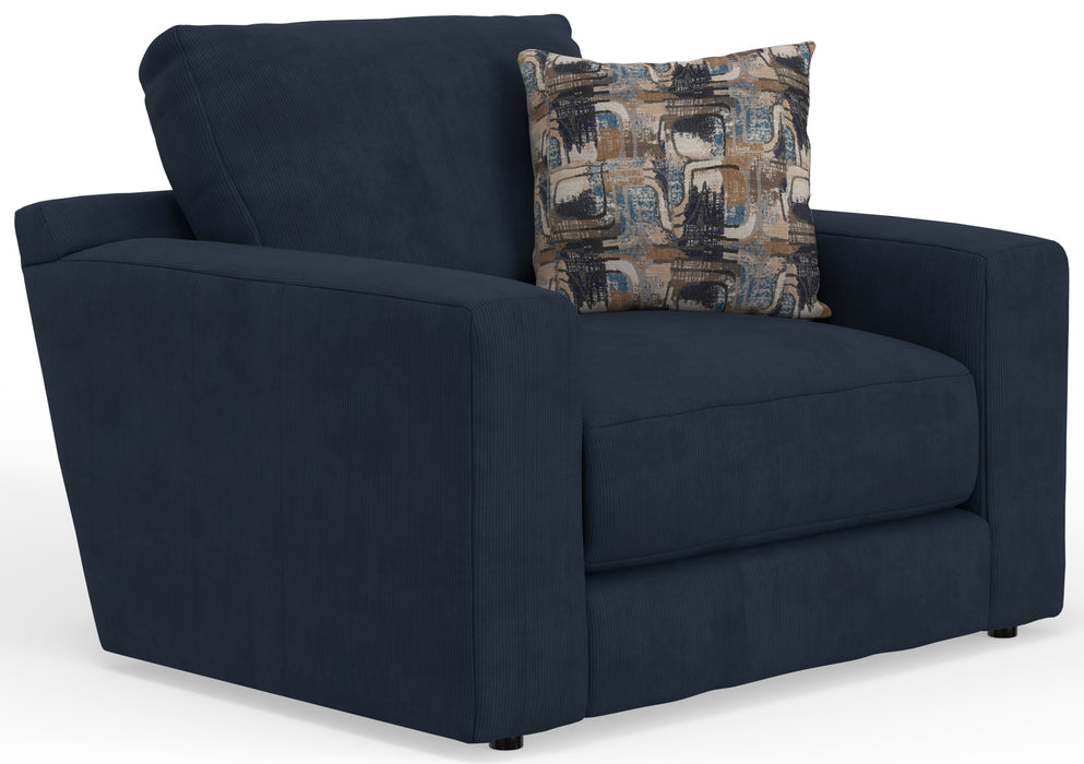 Jackson Furniture - Milo 3 Piece Living Room Set in Jeans - 4046-03-02-01-JEANS - GreatFurnitureDeal