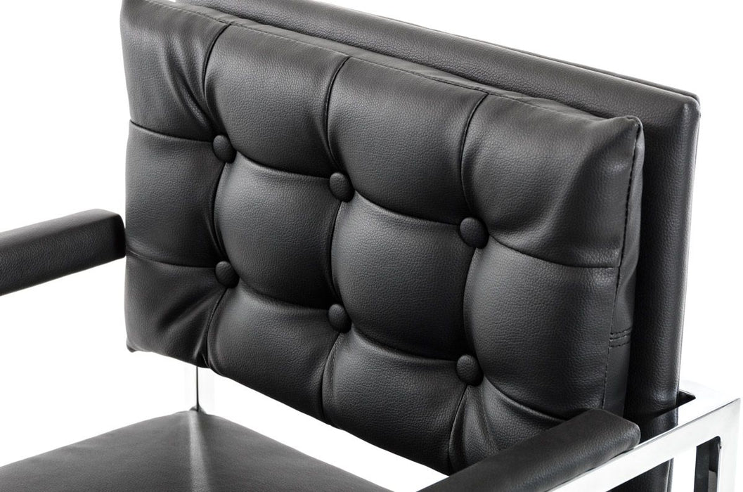 VIG Furniture - Modrest Coppola Modern Black Bar Stool (Set of 2) - VGHR4048B-BLK