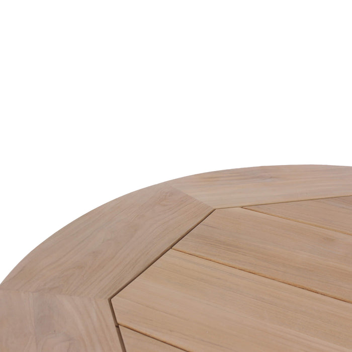 Bramble - Stockton Round Coffee Table - Outdoor Teak - 40494T3----- - GreatFurnitureDeal