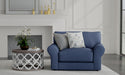 Jackson Furniture - Cape May Chair 1/2 with Cocktail Ottoman in Denim - 4052-01-12-DENIM - GreatFurnitureDeal