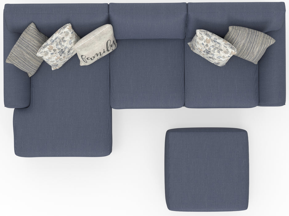Jackson Furniture - Cape May 3 Piece Sectional in Denim - 4052-75-73-12-DENIM - GreatFurnitureDeal