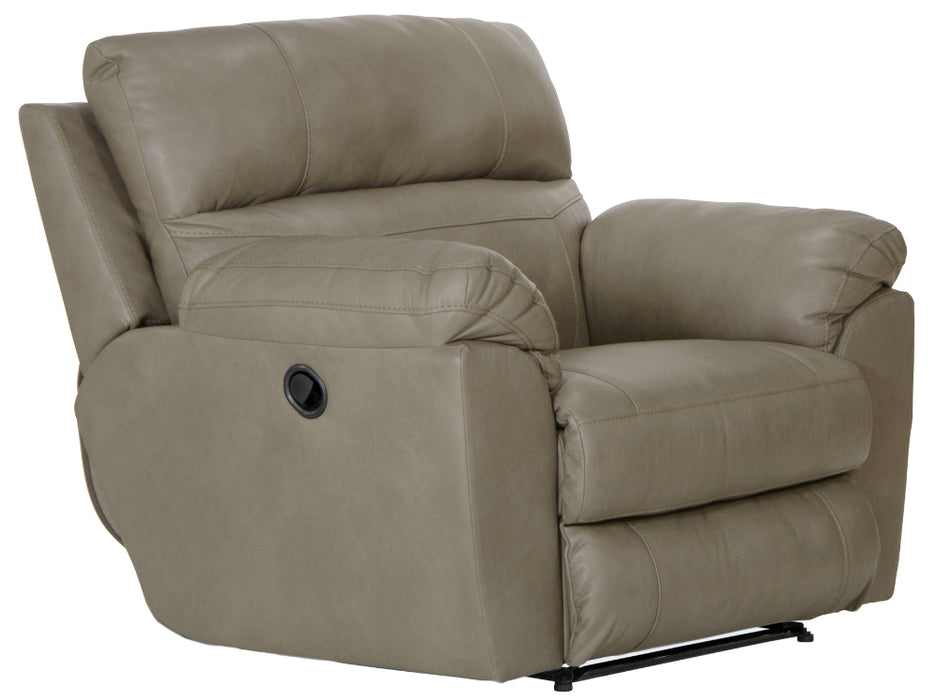 Catnapper - Costa 3 Piece Power Lay Flat Reclining Living Room Set in Putty - 64071-72-70-PUTTY - GreatFurnitureDeal