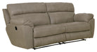Catnapper - Costa 3 Piece Lay Flat Reclining Living Room Set in Putty - 4071-72-70-PUTTY - GreatFurnitureDeal