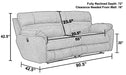 Catnapper - Costa 2 Piece Lay Flat Reclining Sofa Set in Chocolate - 4071-72-CHOCOLATE - GreatFurnitureDeal