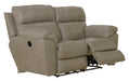 Catnapper - Costa 2 Piece Power Lay Flat Reclining Sofa Set in Putty - 64071-72-PUTTY - GreatFurnitureDeal