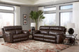 Catnapper - Costa Lay Flat Reclining Sofa in Chocolate - 4071-CHOCOLATE - GreatFurnitureDeal