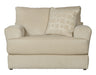 Jackson Furniture - Lamar Chair with Ottoman in Cream - 4098-01-10-CREAM - GreatFurnitureDeal