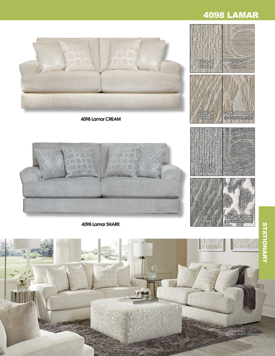 Jackson Furniture - Lamar Loveseat in Cream - 4098-02-CREAM - GreatFurnitureDeal